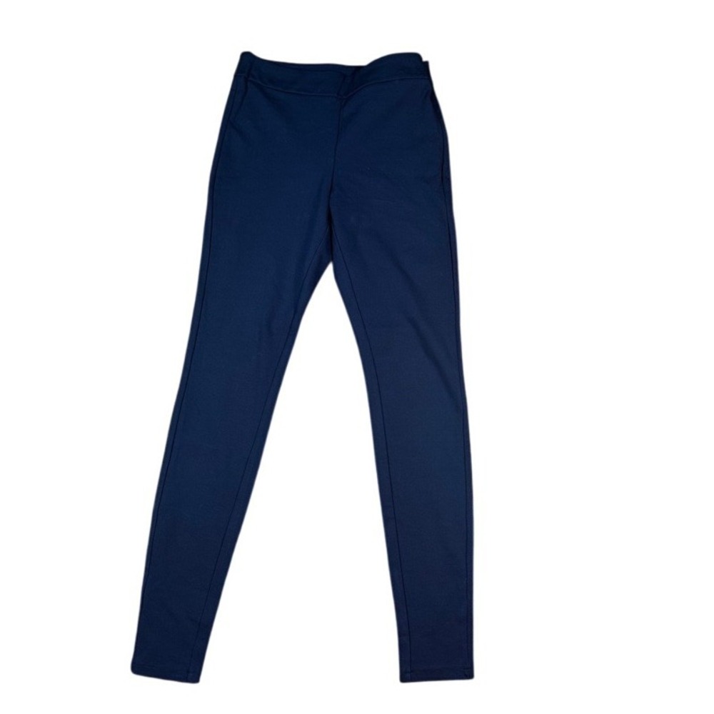 A new‎ day Navy Blue Leggings Stretch Casual Pants Comfortable Athleisure Size S